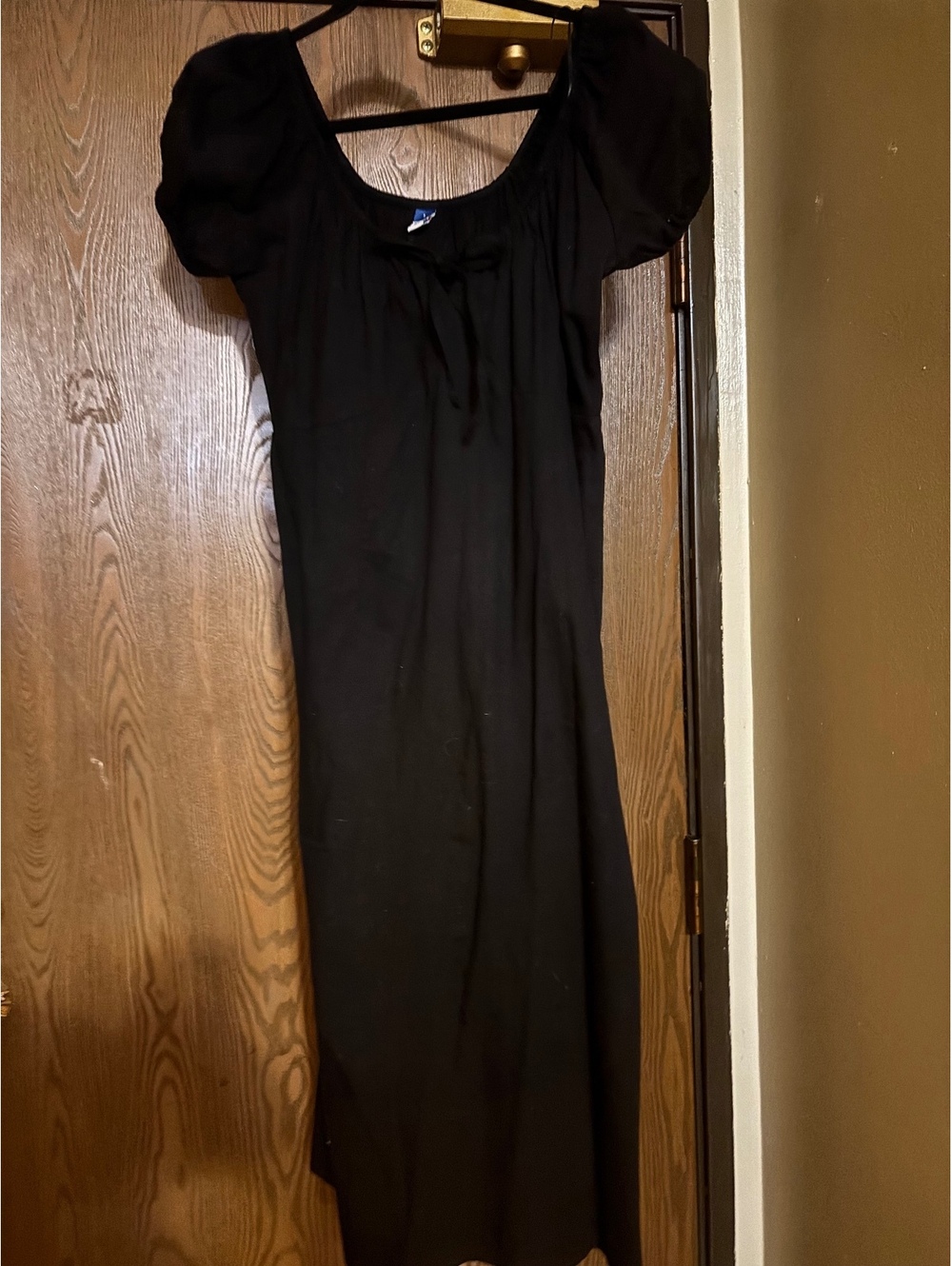 Black 100% Cotton Old Navy Maxi Dress- Size Large
